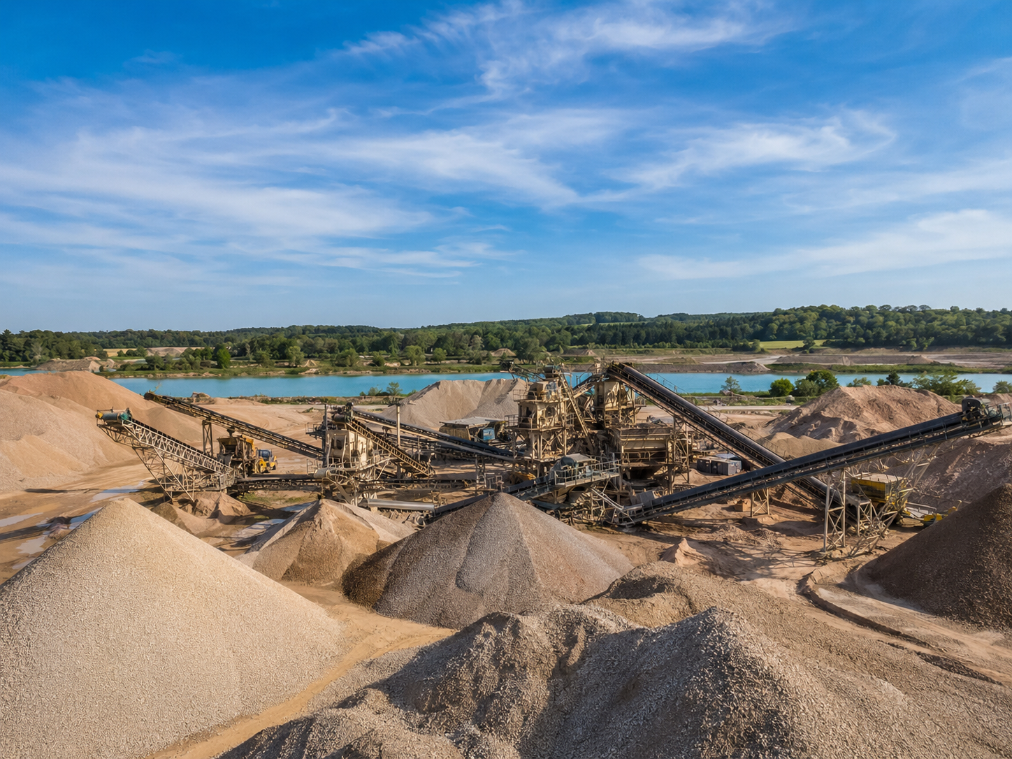 Kies- und Sandgewinnung